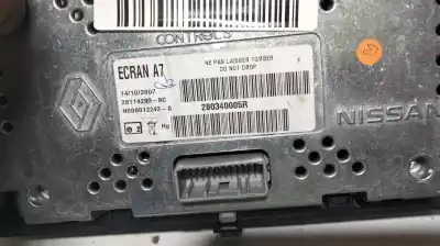 Second-hand car spare part multifunction display for renault laguna iii initiale oem iam references 280340005r  