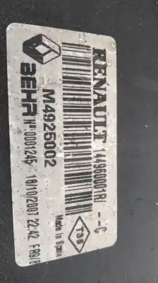 Pezzo di ricambio per auto di seconda mano intercooler per renault laguna iii celsium riferimenti oem iam 144960001r  