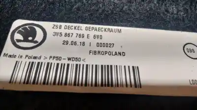 Tweedehands auto-onderdeel achterbak voor skoda superb combi (3v5) active oem iam-referenties 3v5867769e  