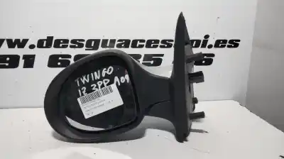 Peça sobressalente para automóvel em segunda mão espelho retrovisor esquerdo por renault twingo authentique referências oem iam   