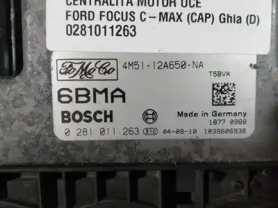 Peça sobressalente para automóvel em segunda mão centralina de motor uce por ford focus sportbreak (cap) ghia referências oem iam 0281011263