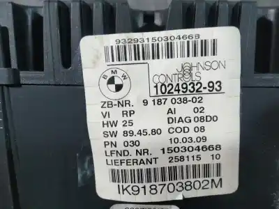 Peça sobressalente para automóvel em segunda mão quadrante por bmw serie 1 berlina (e81/e87) 116i referências oem iam 918703802  