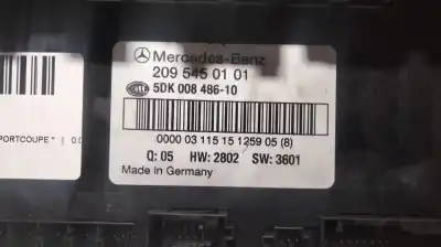 Pezzo di ricambio per auto di seconda mano scatola relè/fusibili per mercedes clase c (w203) sportcoupe * riferimenti oem iam 5dk00848610  2095450101