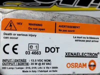 Pezzo di ricambio per auto di seconda mano centralina fari xenon per ford mondeo berlina (ca2) trend riferimenti oem iam 3801019751757  034663