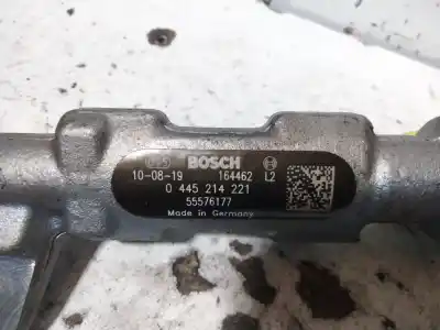 Автозапчастина б/у рампа инжектора для opel astra j lim. 1.6 16v cat посилання на oem iam 55576177 0445214221 