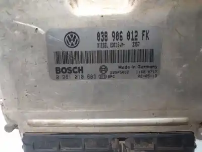 Second-hand car spare part ecu engine control for seat toledo (1m2) * oem iam references 038906012fk 0281010683 