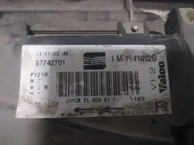 Second-hand car spare part right headlight for seat leon (1m1) 1.9 tdi oem iam references 1m1941002d  