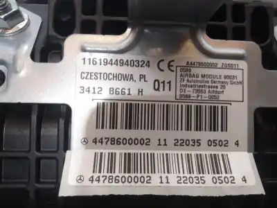 İkinci el araba yedek parçası ön sag hava yastigi için mercedes-benz vito mixto (double cabin) (w447) 110 cdi (447.701, 447.703, 447.705) oem iam referansları a4478600002  
