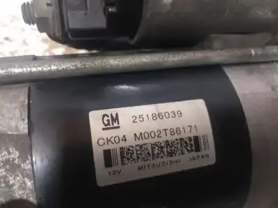 Pezzo di ricambio per auto di seconda mano motorino di avviamento per opel antara selective riferimenti oem iam m002t86171 25186039 