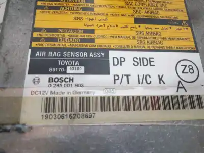 Peça sobressalente para automóvel em segunda mão centralina de airbag por lexus is200 (ds2/is2) 220d referências oem iam 8917053100 0285001903 