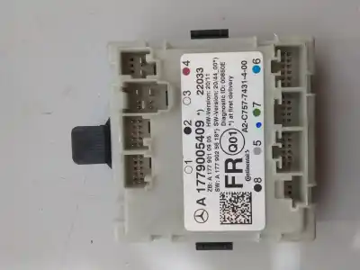 Peça sobressalente para automóvel em segunda mão módulo eletrônico por mercedes eqa (h243) eqa 250 (243.701) referências oem iam a1779005409 a1779010905 a1779025618