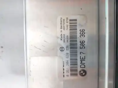 Peça sobressalente para automóvel em segunda mão centralina de motor uce por bmw x5 (e53) 4.4 i referências oem iam dme 7 506 366  