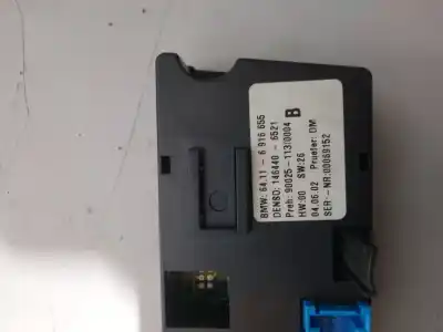 Second-hand car spare part heating / air conditioning control panel for bmw 5 (e39) 520 d oem iam references 6916655  