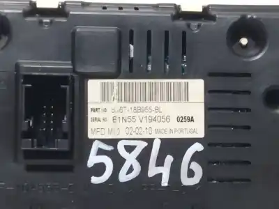 Pezzo di ricambio per auto di seconda mano display multifunzione per ford fiesta vi (cb1, ccn) 1.6 tdci riferimenti oem iam 8a6t18b955bl b1n55 v194056
