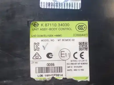 Pezzo di ricambio per auto di seconda mano modulo elettronico per ssangyong korando (ck) 2.2 xdi riferimenti oem iam 97rai012410  