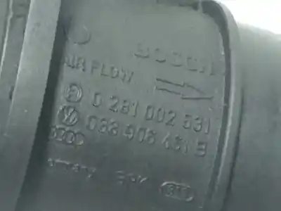 Автозапчастина б/у витратомір повітря для seat ibiza ii (6k1) 1.9 sdi посилання на oem iam 0281002531 038906461b 