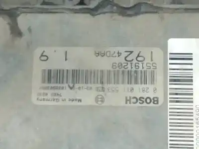 Second-hand car spare part ecu engine control for fiat stilo (192) 1.9 jtd cat oem iam references 0281011553  55191209