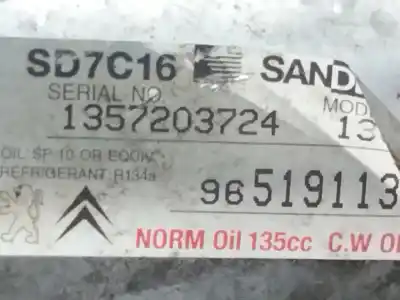 Автозапчасти б/у компрессор кондиционера воздуха за citroen c4 picasso i monospace (ud_) 2.0 hdi 138 ссылки oem iam 1357203724 9651911380 