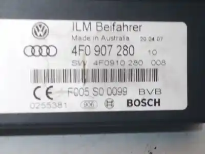 İkinci el araba yedek parçası elektronik modül için audi a6 c6 (4f2) 2.7 tdi quattro oem iam referansları 4f0907280  