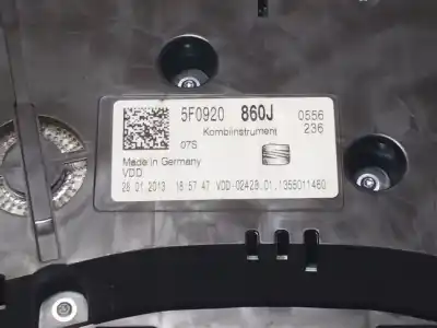 Автозапчастина б/у панель інструментів для seat ibiza iii (6l1) 1.9 sdi посилання на oem iam 5f0920860j a2c85375500 