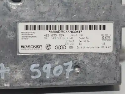 Second-hand car spare part electronic module for audi a6 c6 (4f2) 2.7 tdi quattro oem iam references 4e0035729  