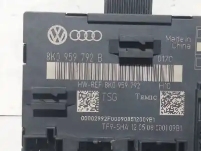 Pezzo di ricambio per auto di seconda mano modulo comfort per audi a4 b8 avant (8k5) 2.0 tdi riferimenti oem iam 8k0959792b  