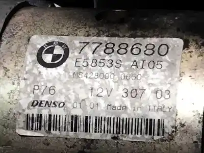 Peça sobressalente para automóvel em segunda mão motor de arranque por bmw 5 (e60) 530 d referências oem iam 7788680 e5853s 