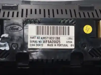 Second-hand car spare part heating / air conditioning control panel for ford c-max ii (dxa/cb7, dxa/ceu) 1.6 tdci oem iam references am5t18c612be wf8a09825 