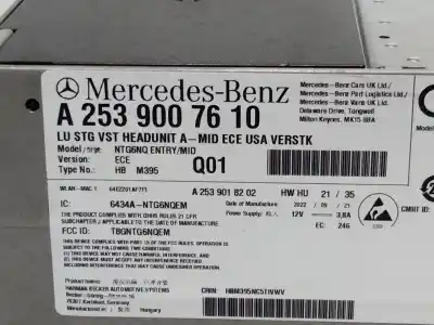 Автозапчасти б/у gps-навигационная система за mercedes-benz glc (x253) 220 d 4-matic (253.915) ссылки oem iam a2539007610  