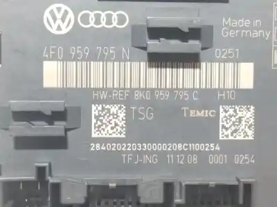 Автозапчасти б/у комфортный модуль за audi a4 b8 (8k2) 1.8 tfsi ссылки oem iam 4f0959795n 8k0959795c  Автозапчасти б/у комфортный модуль за audi a4 b8 (8k2) 1.8 tfsi ссылки oem iam 4f0959795n 8k0959795c