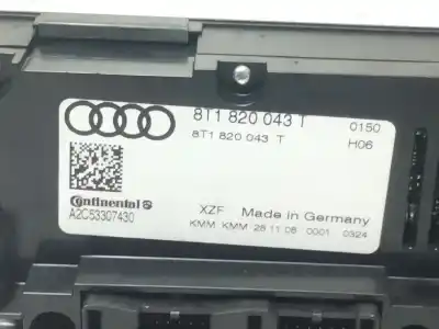 Автозапчастина б/у контроль опалення / кондиціонації для audi a4 b8 (8k2) 1.8 tfsi посилання на oem iam 8t1820043t a2c53307430  Автозапчастина б/у контроль опалення / кондиціонації для audi a4 b8 (8k2) 1.8 tfsi посилання на oem iam 8t1820043t a2c53307430