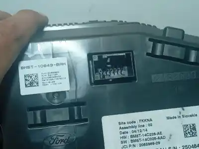 Pezzo di ricambio per auto di seconda mano pannello degli strumenti per ford c-max ii (dxa/cb7, dxa/ceu) 1.0 ecoboost riferimenti oem iam bm5t10849bah 208596929 25048402