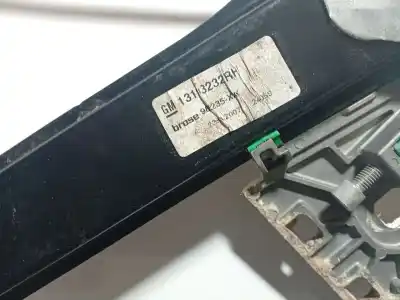 Second-hand car spare part passenger side right window regulator for opel astra h twintop (a04) 1.6 (l67) oem iam references 1313232rh 987497103 13193245
