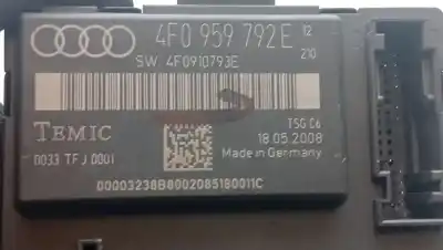 Peça sobressalente para automóvel em segunda mão módulo electrónico do fecho central por audi a6 c6 (4f2) 2.0 tdi referências oem iam 4f0959792e 000003238b8002085180011c 4f0910793e