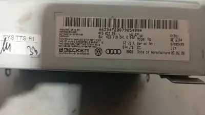 Автозапчастина б/у аудіо система / радіо cd для audi a6 c6 (4f2) 2.0 tdi посилання на oem iam 4f0035541l 6394f2087905499 4e0910541q062