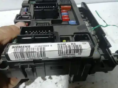 Peça sobressalente para automóvel em segunda mão caixa de fusíveis e relés por citroen c2 x referências oem iam t118470003g  9643498880