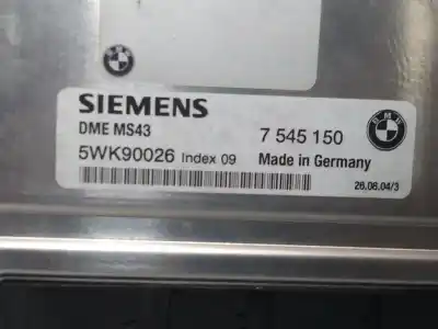 Автозапчастина б/у ебу контролер двигуна для bmw x5 (e53) 3.0 i посилання на oem iam 5wk90026 7545150 
