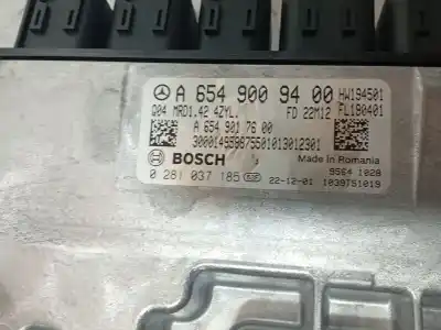 Recambio de automóvil de segunda mano de centralita motor uce para mercedes-benz vito furgón (w447) 114 cdi (447.601, 447.603, 447.605) referencias oem iam a6549009400 a6549017600 0281037185