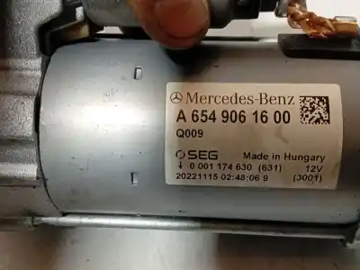 Recambio de automóvil de segunda mano de motor arranque para mercedes-benz vito furgón (w447) 114 cdi (447.601, 447.603, 447.605) referencias oem iam a6549061600 20221115 0001174630