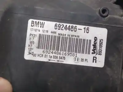 Second-hand car spare part right headlight for bmw 1 (e87) 120 d oem iam references 692448616  89310925