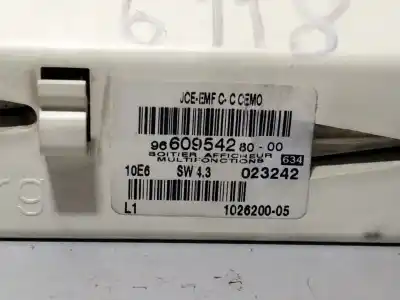 Автозапчастина б/у багатофункційний дисплей для peugeot 407 coupé (6c_) 2.2 16v посилання на oem iam 9660954280  102620005