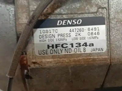 Автозапчасти б/у компрессор кондиционера воздуха за mitsubishi montero iv (v8_w, v9_w) 3.2 di-d (v88w, v98w) ссылки oem iam 4472606491  10s17c