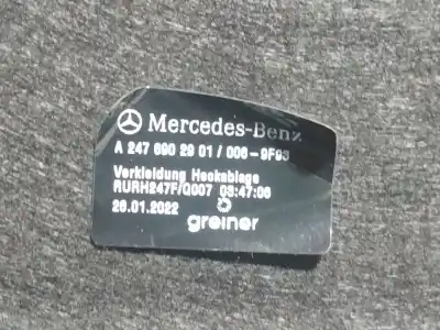 Автозапчасти б/у задний поддон за mercedes-benz eqa eqa 250 ссылки oem iam a2476902901  