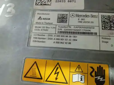 Second-hand car spare part electronic module for mercedes-benz eqa eqa 250 oem iam references a0009009639 a0009024286 a0009015702