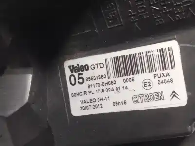 Second-hand car spare part left headlight for citroen c1 (pm_, pn_) 1.0 oem iam references 89531350  811700h050