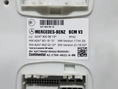 Second-hand car spare part electronic module for mercedes-benz eqa eqa 250 oem iam references a2479005615 a2479020212 a2479018101