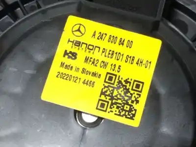 Peça sobressalente para automóvel em segunda mão motor de sofagem por mercedes-benz eqa eqa 250 referências oem iam a2478308400  a2479061901