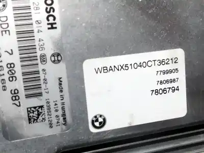 Second-hand car spare part ecu engine control for bmw x5 (e70) 3.0 d oem iam references 0281014436  dde7806987