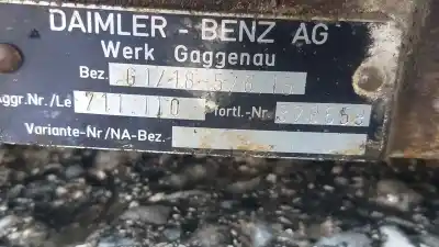 Pièce détachée automobile d'occasion boîte de vitesses pour mercedes-benz t 1 (602/611) (1977) om 617 références oem iam   