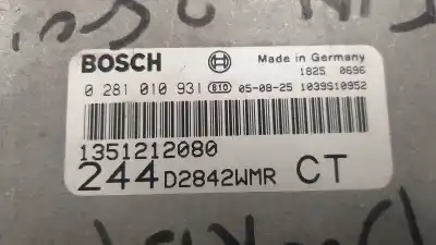 Автозапчасти б/у блок управления двигателем за fiat ducato combi 15 (desde 03.02) 814043s ссылки oem iam 0281010931  